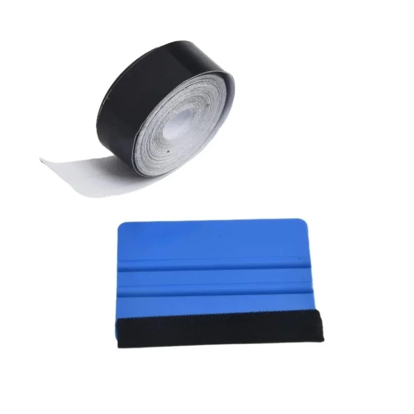 Screen Printing Squeegee - Kit Spatola con Bordo in Feltro