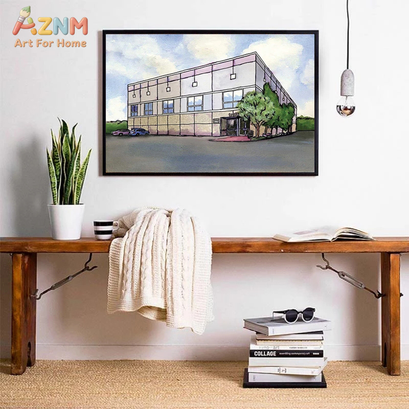 AZNM Quadro su tela con paesag - Commercial Wall Printing recensione e prezzo