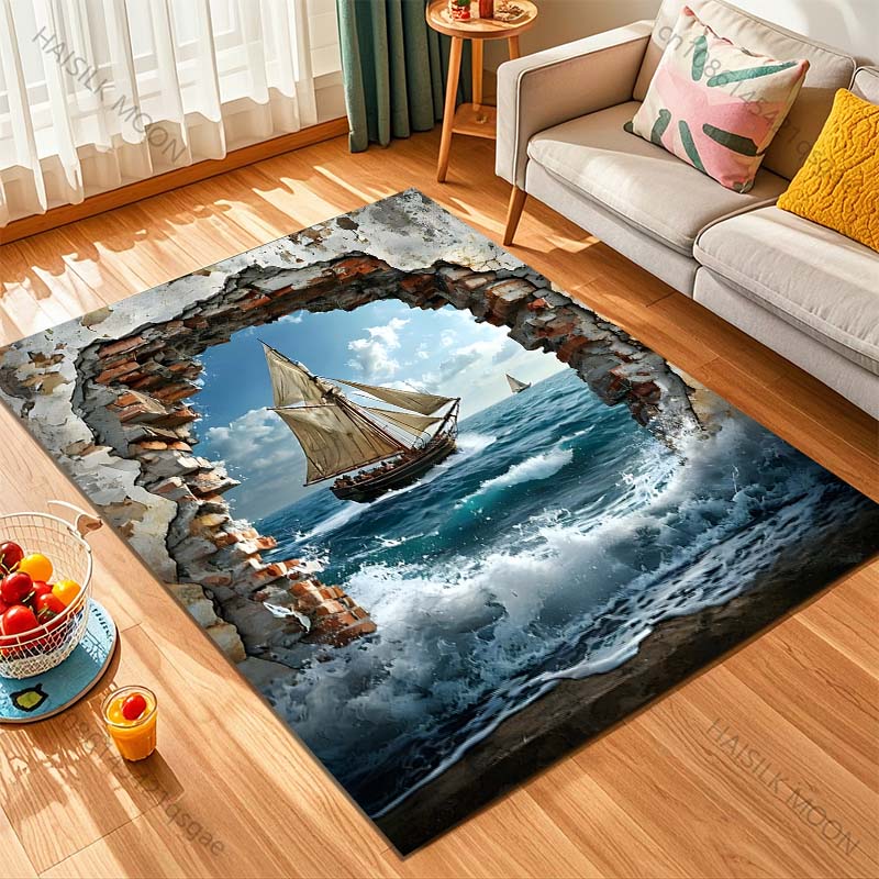 Tappeto con stampa di una barc - Commercial Wall Printing recensione e prezzo
