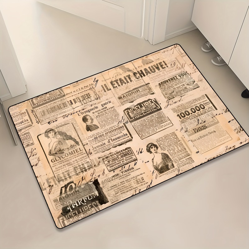 Tappetino Vintage in Flanella  - Commercial Newspaper Printing recensione e prezzo